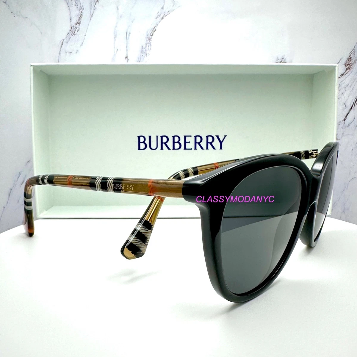 Burberry Black Butterfly Sunglasses for Women for sale | eBay display picture 1