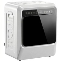 HOMCOM 5kg Vented Tumble Dryer, 1000W Compact Front Tumble Dryer, White