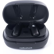 RadioShack Wireless Bluetooth Earbuds, Noise Cancelling IPX5 400mAh BLACK