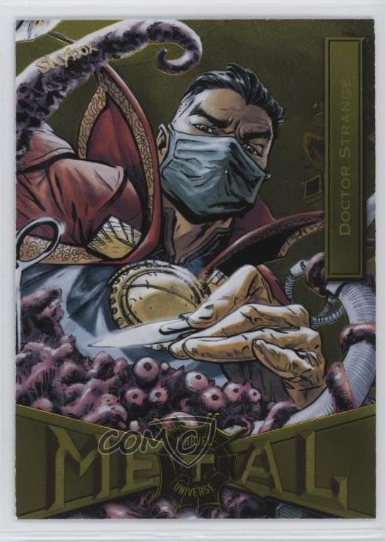 2022 Marvel Metal Universe Spider-Man Yellow Light FX Doctor Strange #23 gh4