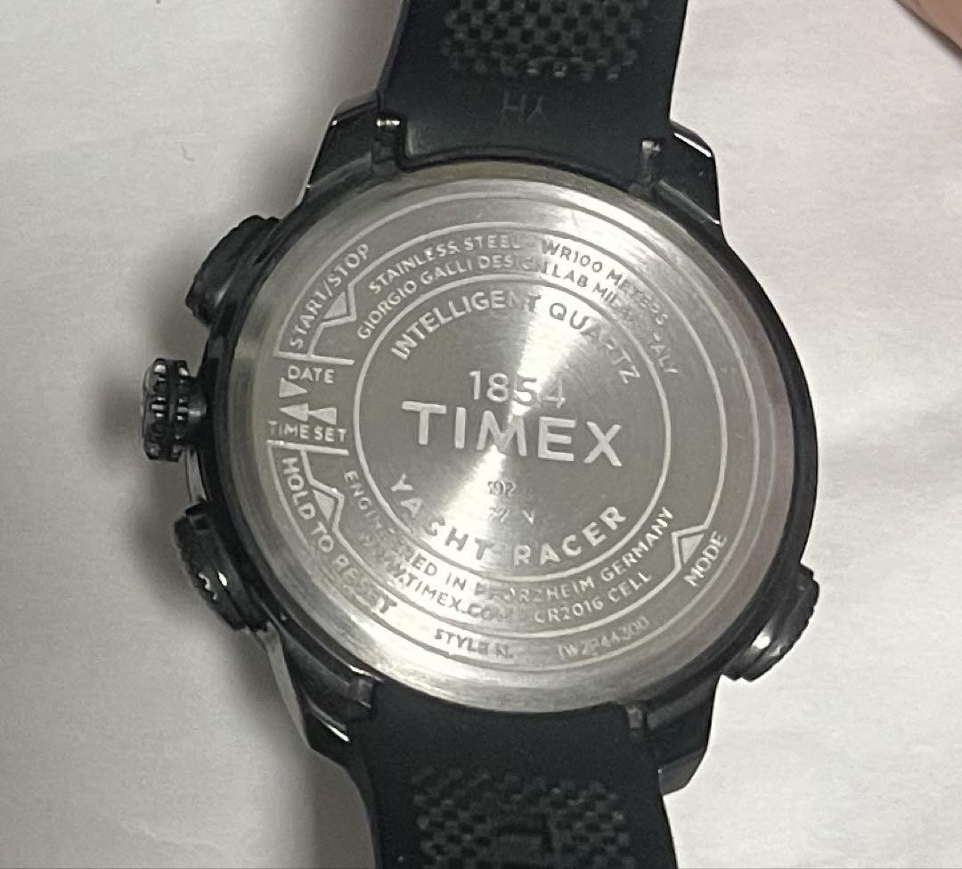 TIMEX Yacht Racer Watch Black 47mm Case Intelligent Quartz