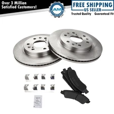 Front Premium Posi Semi Metallic Brake Pads & Rotors Kit for GM Truck