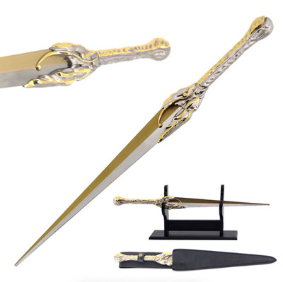 LOTR Witch Queen Elven Dagger Sword with Sheath &Display Stand Galadriel Replica