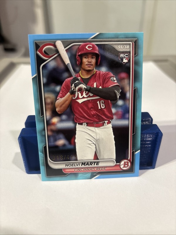 2024 Bowman - Noelvi Marte #80 Sky Blue Border /499 (RC)