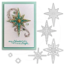 FAWENUCY Scrapbooking Die-Cuts, Christmas Metal Cutting Dies for Card Making,...