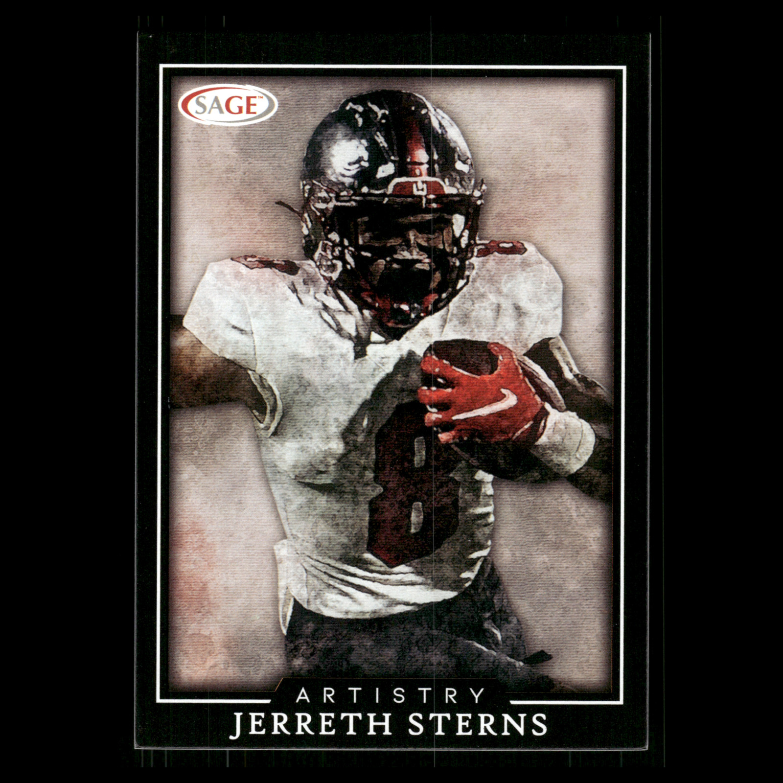 Jerreth Sterns #63 2022 SAGE Artistry Black Western Kentucky Hilltoppers Card