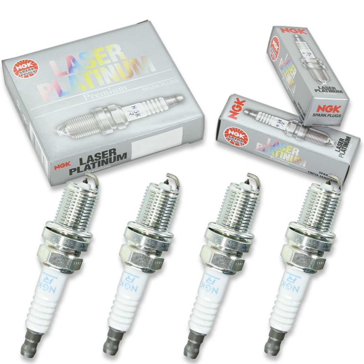 4 pcs NGK Laser Platinum Spark Plugs for 1998-2005 Volkswagen Passat 1.8L L4 uw