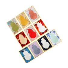 10x Fotorahmenkarten-Ornamente DIY Scrapbook Lied Brokatkarte Hartpapier