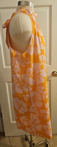 NWT J CREW ORANGE HIGH TIE NECK FLORAL COTTON SUNDRESS SIZE 14 RETAIL $79.50 - Imagen 11 de 15