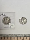 lot of 2, mercury dimes, 1926, 1944, no mint marks