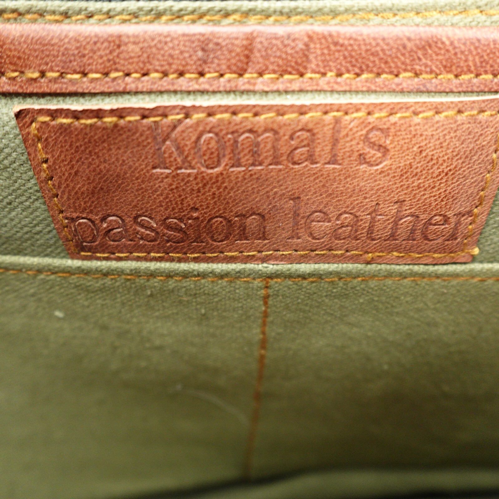 Komal's Passion Leather Messenger Bag Dark Brown Lapt… Gem