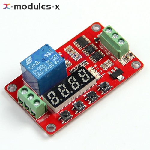 1 ~ 100 STCK. 12 V Automatisierung Selbstsperren Relais Verzögerung Zyklus Timer Modul SPS Haus Posten - Bild 8 von 17