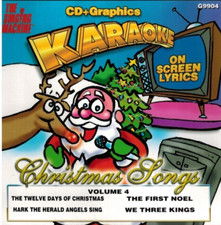 Christmas Songs Vol. 4 - The Singing Machine CD V/A Karaoke Graphics