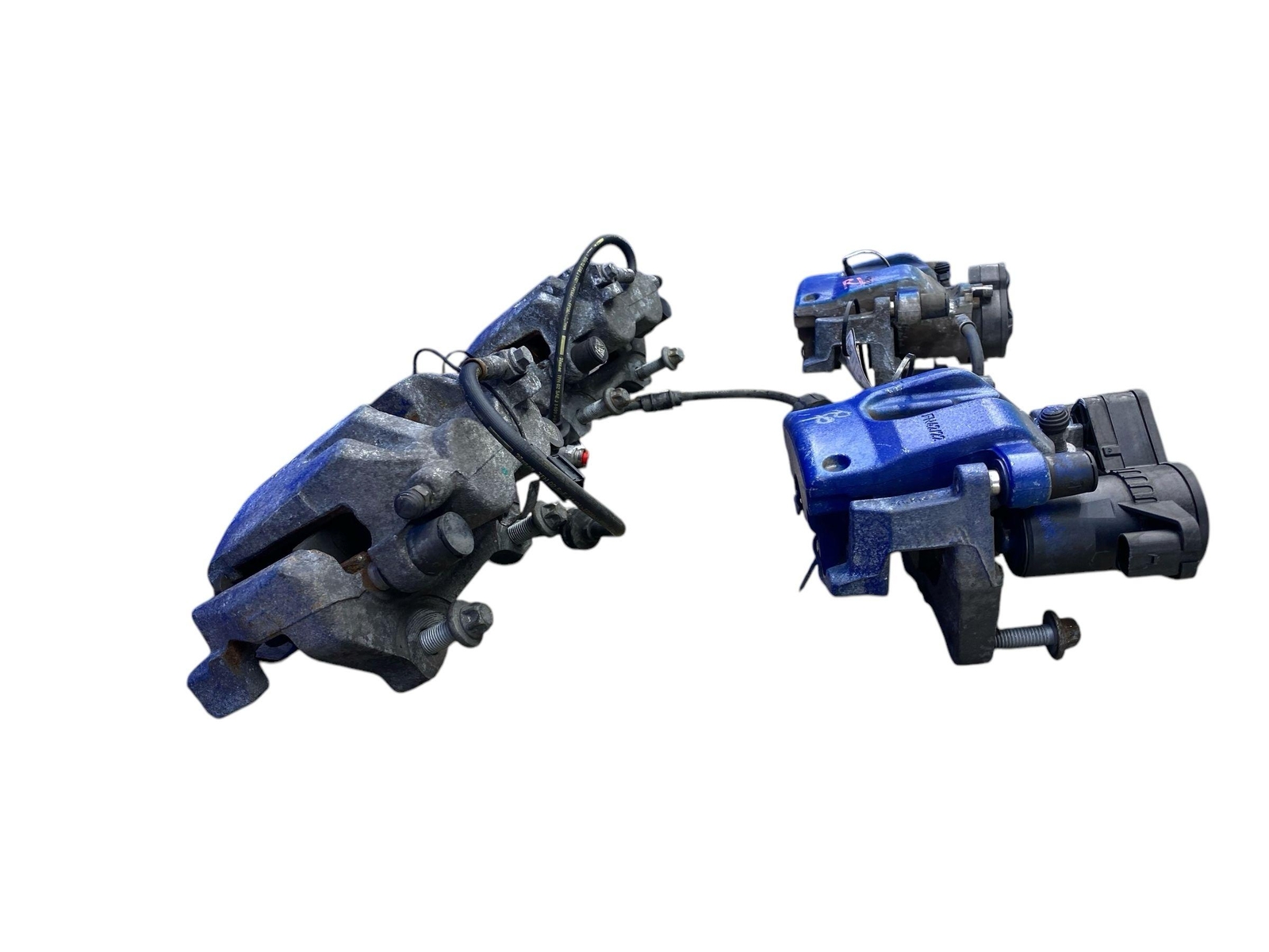 2017-2024 MASERATI LEVANTE AWD 3.0L REAR LEFT RIGHT BRAKE CALIPER *PAINTED BLUE*