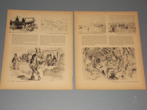 1943 REVISTA PICTÓRICA ""THE SECOND A.E.F""." FOLIO DE LA SEGUNDA GUERRA MUNDIAL DE FELIKS TOPOLSKI - Imagen 6 de 7