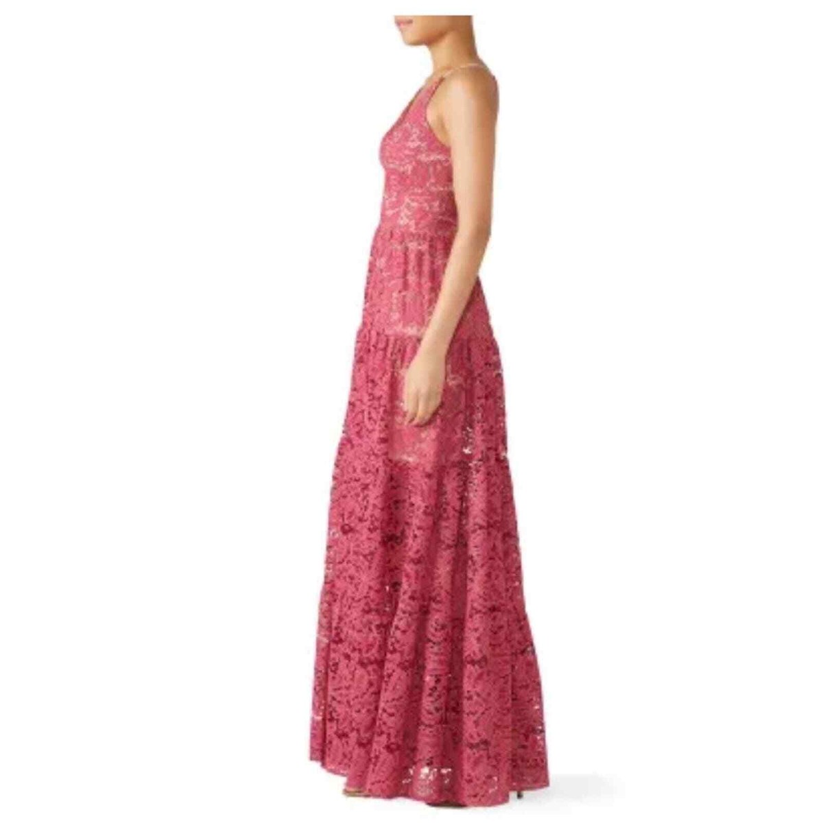 kinsley puff sleeve lace midi dress Kinsley White Lace Midi Dress