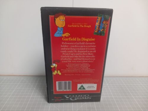 Garfield In Disguise Children's Cartoon tape VHS PAL Video Cassette Retro Kids - Foto 7 di 9