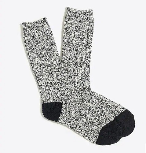 J Crew Womens & Mens Camp Socks One Size Cotton Blend SIX Colors Warm Winter - Picture 14 of 15
