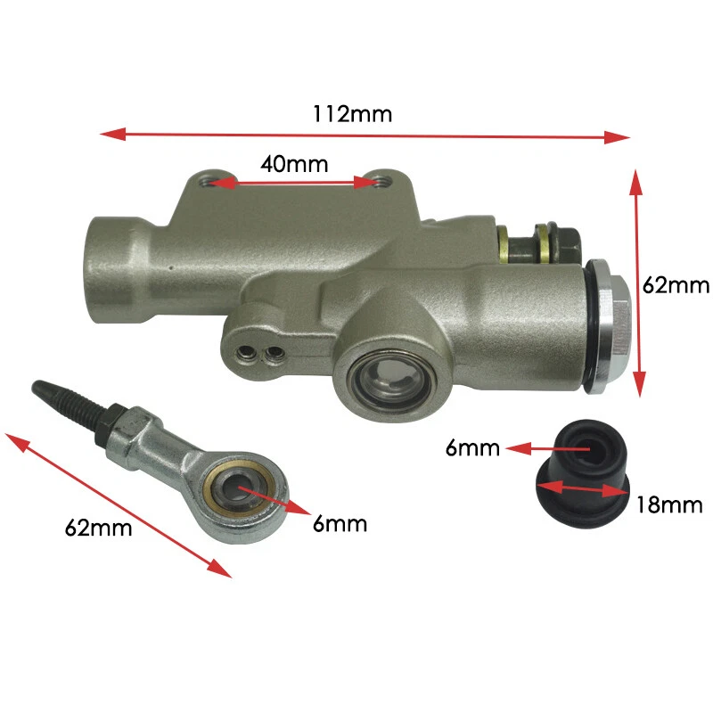 77013060044 Rear Brake Master Cylinder for KTM 125-560 SX EXC XC FE TE 2003-2023 - Image 2 of 4