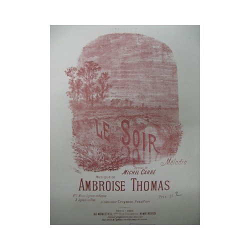 Thomas Ambrose Sera Canto Piano 1885 eBay