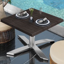 WTG | Jamaika Loungetisch | B: T: H:  60 x 60 x 37 cm | Wenge / Aluminium | Z...