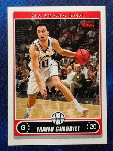 Manu Ginobili 2006-07 Topps Basketball #145 San Antonio Spurs