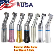 NSK Style Dental Slow Low Speed Handpiece Contra Angle E-Type Push Latch