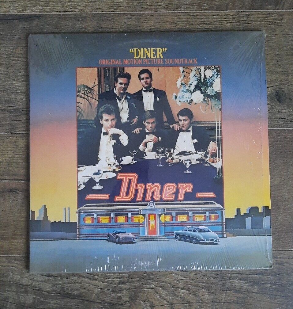1982 Diner Soundtrack 2 Record Set 12" Vinyl Double LP Elektra E1-60107E Elvis
