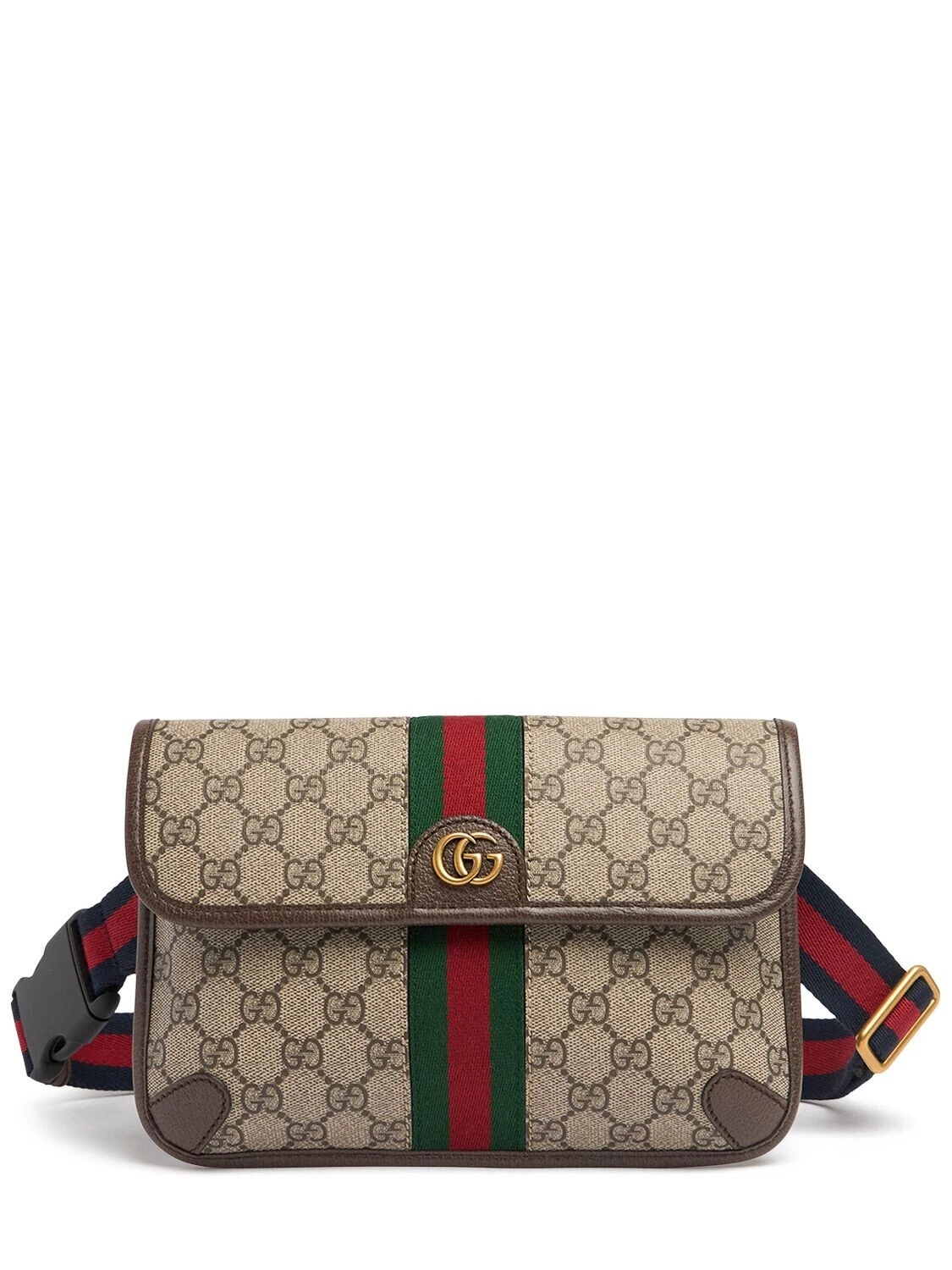 Petit sac ceinture toile GUCCI Ophidia beige et ébène GG neuf/authentique