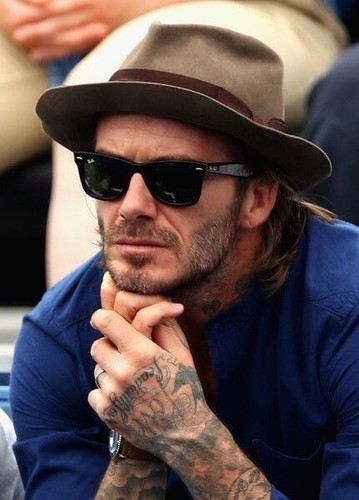 lunettes de soleil marron style Wayfarer Beckham Brad Pitt UV400 magnum - Foto 5 di 11