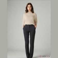 Women's Pendleton Vintage 100 Virgin Wool Lined Dress Pants Size 12 Gray