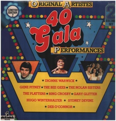Dionne Warwick, Gene Pitney, The Bee Gees a.o. 40 Gala Performances 2xVinyl LP