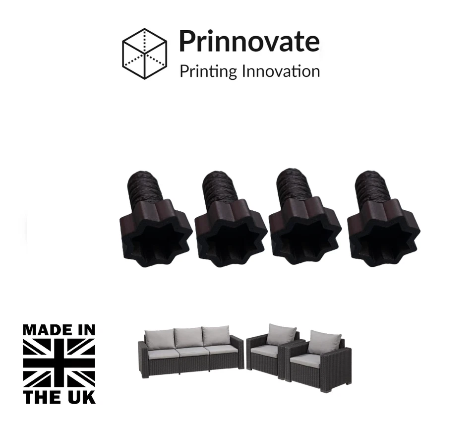 Keter Alibert Plastic Chair Bolt Replacement - 4 PACK - Image 2 of 2