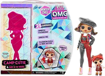LOL Surprise OMG Winter Chill Camp Cutie Fashion Doll & Babe in