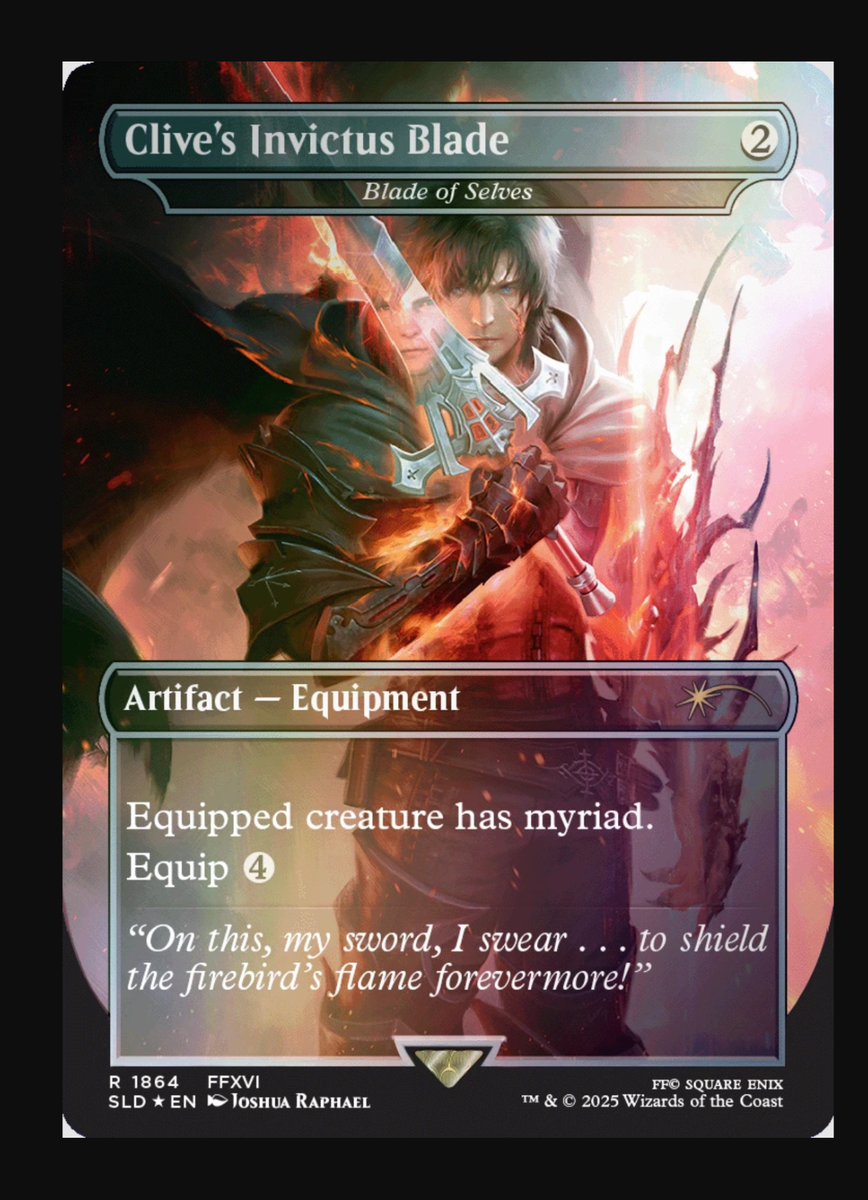 Secret Lair FINAL FANTASY WEAPONS FOIL ENGLISH - Magic The