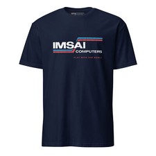 IMSAI Computers T-Shirt Cotton Black 80s Movie Shirt WarGames Fan Art S-3XL