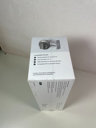 Level Touch The Invisible Smart Lock in Satin Nickel Works with Alexa Ring Apple - Picture 5 of 8