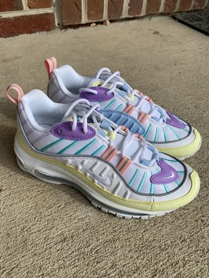 Nike Womens Air Max '98 Easter Pastels Luminous Green AH6799-300 Womens Size 6.5 193145529571 | eBay