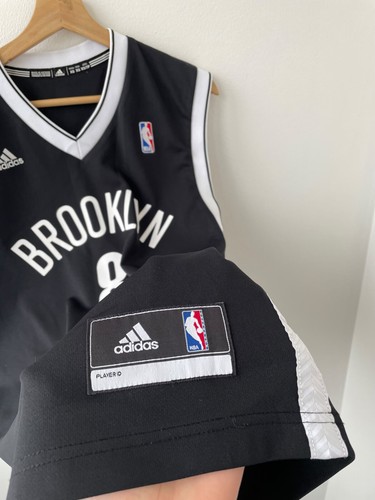 NBA BROOKLYN NETS BASKETBALL SHIRT JERSEY CAMISETA ADIDAS WILLIAMS BLACK size XS - Picture 7 of 12