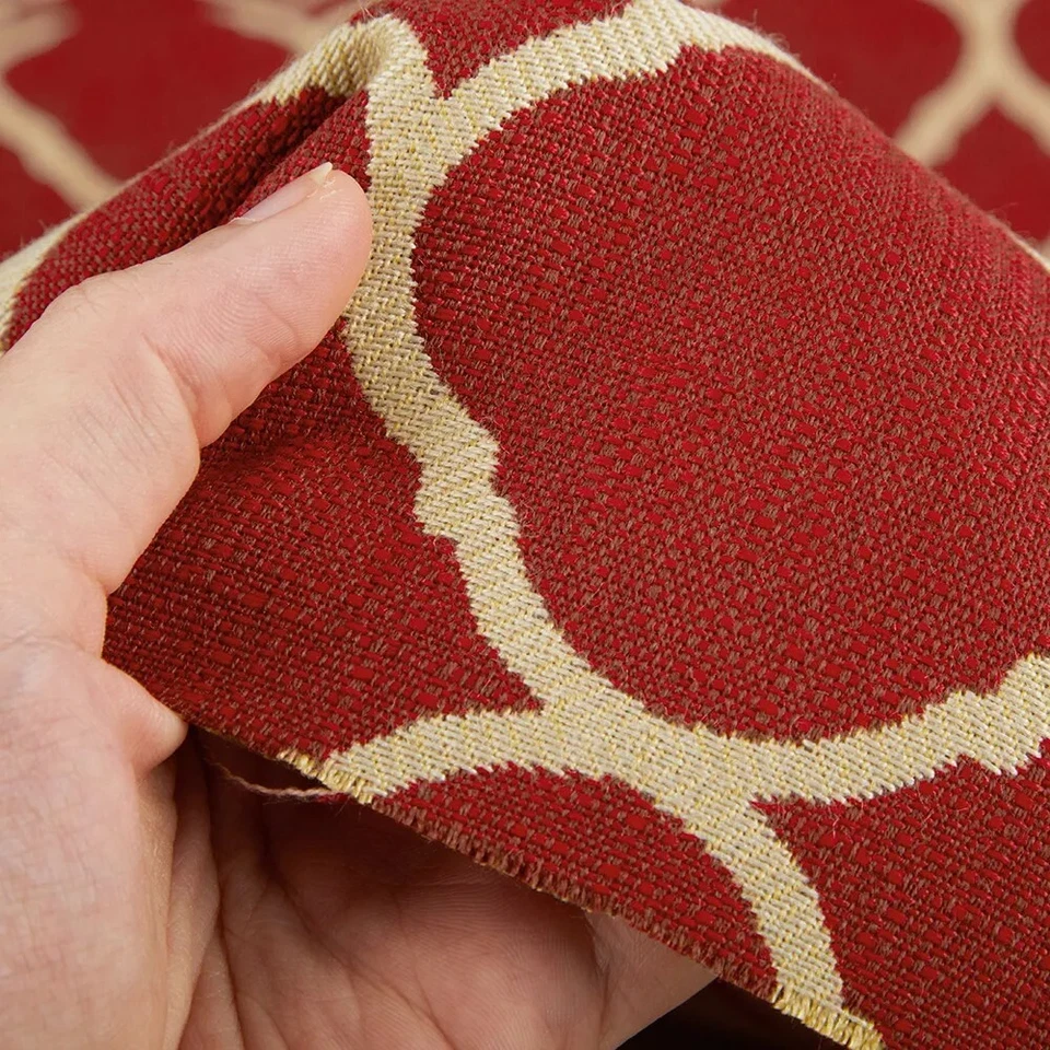 SUNBRELLA 45936 ACUERDO II CARMESÍ GEO EXTERIOR INTERIOR TEJIDO POR YARDA 54"W Foto 4 de 4