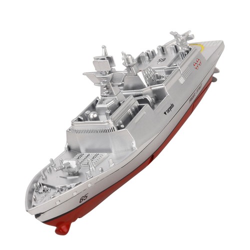 RC Navy Radio Remote Control Boat / Warship Silver eBay