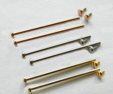 2x Stainless Steel Screw Pins Tubes For Invicta Watch Band Strap Bracelet lugs