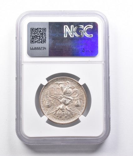 1937-D Texas Commemorative Half Dollar MS67+ NGC CAC *7142 - Picture 2 of 3