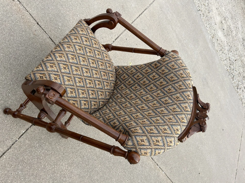 Sillas laterales vintage George Hunzinger - Patente 13 de mayo de 1879 Foto 2 de 4