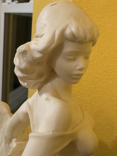 Vintage Santini FURIESI Huge 14” Carved Resin Sculpture 3 Maidens~Hymn To Spring - Picture 8 of 15