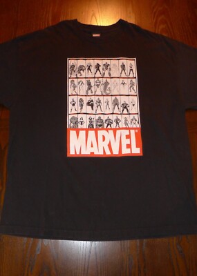 Marvel Mad Engine Shirt Infinity Gauntlet Disappeared Super Heroes 2XL XXL Rare