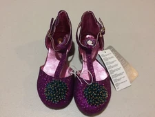 NWT DISNEY STORE Anna Elsa Dress Shoes Purple 7,8,10,11,12