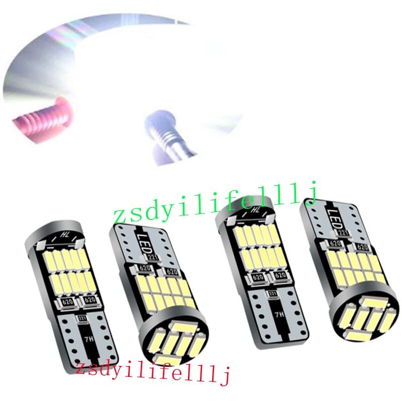 4x For Buick Encore 2013-2024 Rear Trunk License Plate Lamps Led White Lights ab