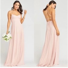 Show Me Your Mumu $198 Godshaw Goddess Gown in Dusty Blush Crisp XXL NWT