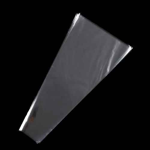 100 Pcs Flower Bouquet Bag Plastic Wrapping Bags for Flower Craft Birthday - Picture 2 of 6